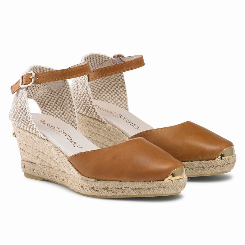 Russell And Bromley Coco-nut Espadrillos Dame Brune | KZM8655ZY