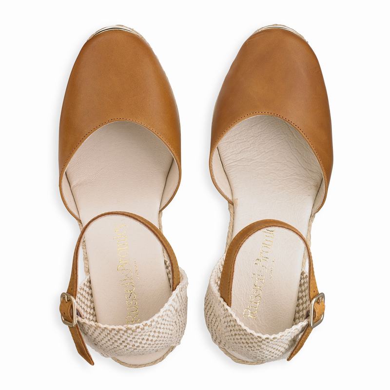 Russell And Bromley Coco-nut Espadrillos Dame Brune | KZM8655ZY