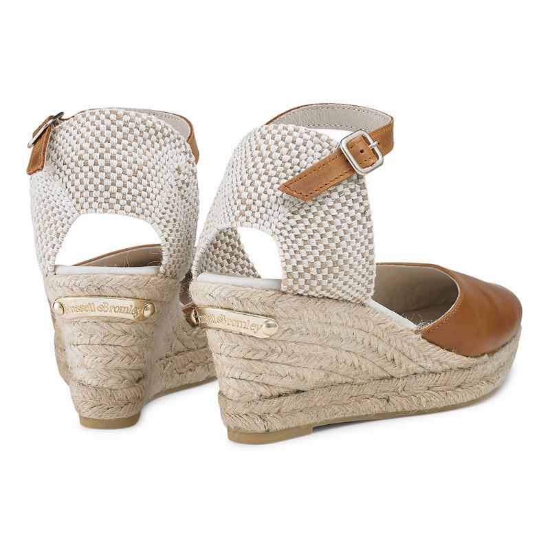 Russell And Bromley Coco-nut Espadrillos Dame Brune | KZM8655ZY