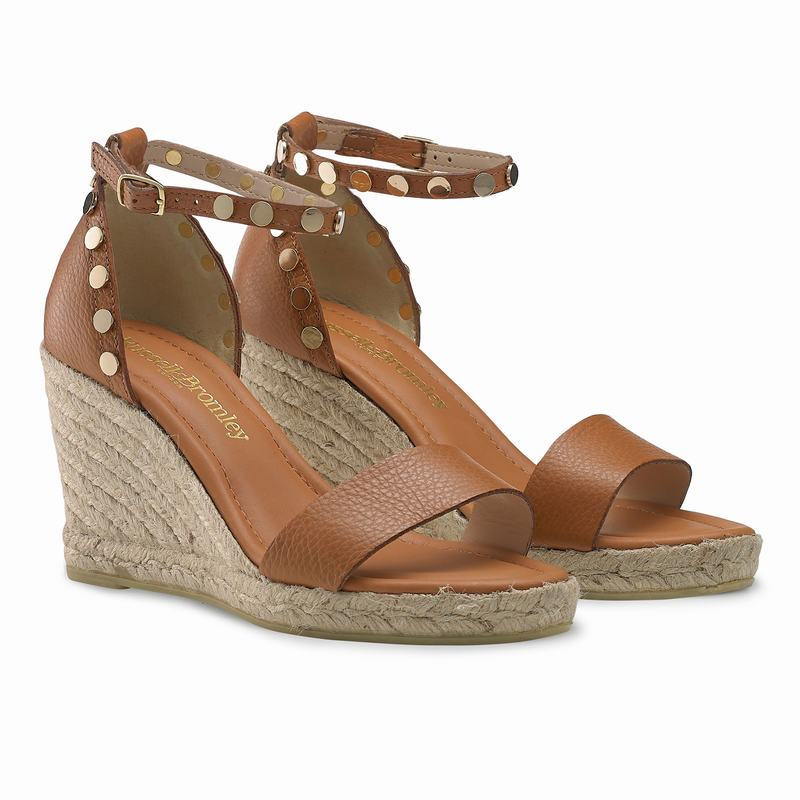 Russell And Bromley Coin Spin Espadrillos Dame Brune | CYO1538SK