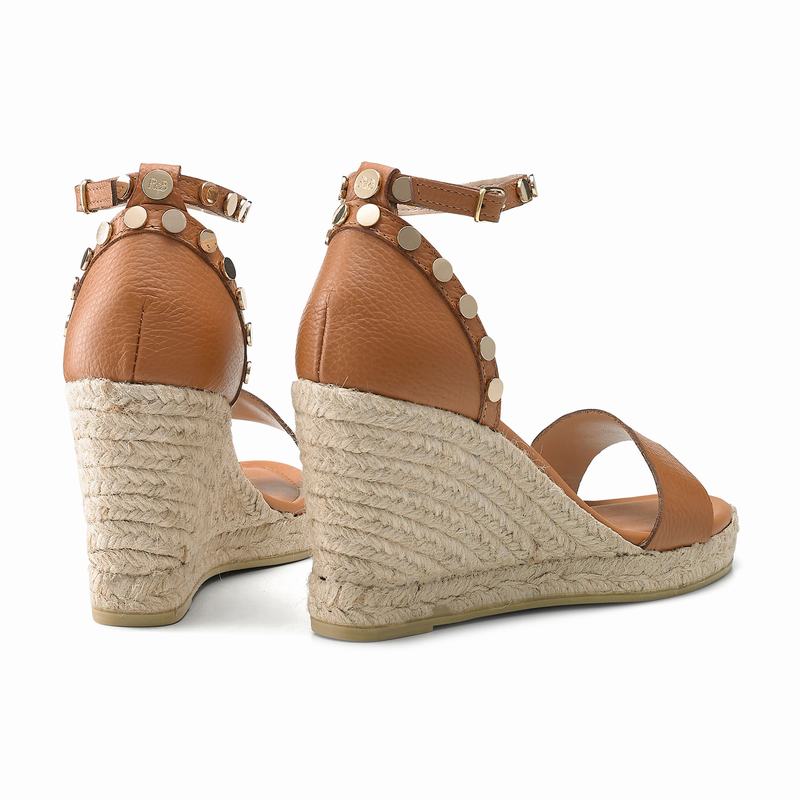 Russell And Bromley Coin Spin Espadrillos Dame Brune | CYO1538SK