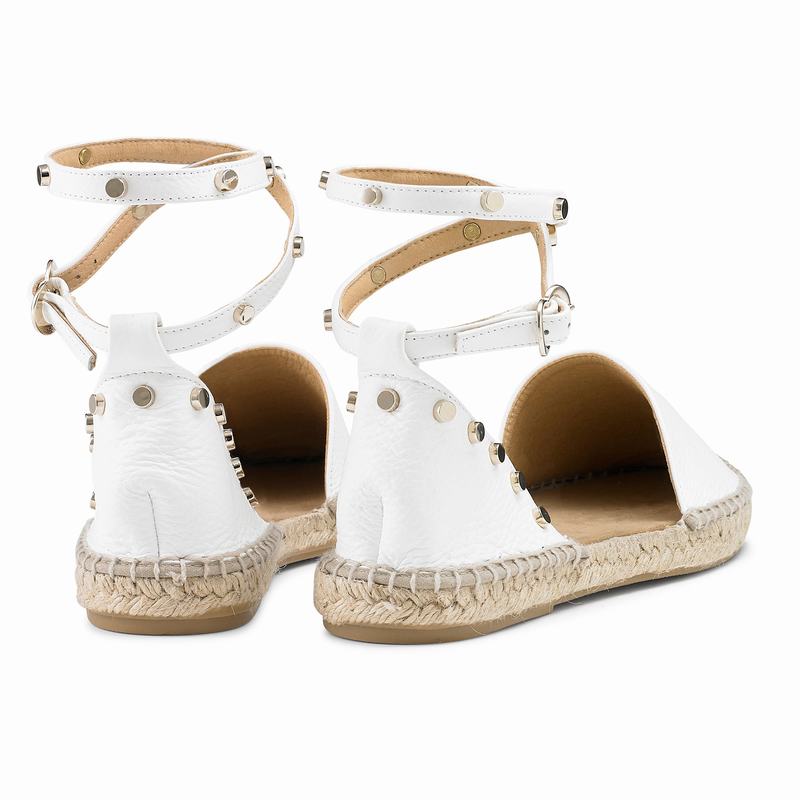 Russell And Bromley Coin Wrap Espadrillos Dame Hvide | OVE698ED