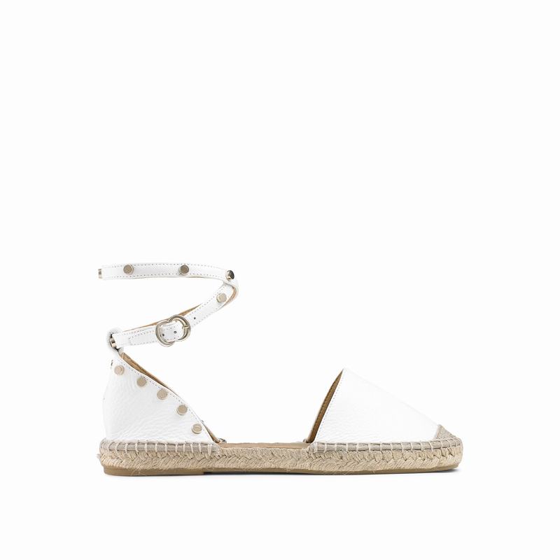 Russell And Bromley Coin Wrap Espadrillos Dame Hvide | OVE698ED