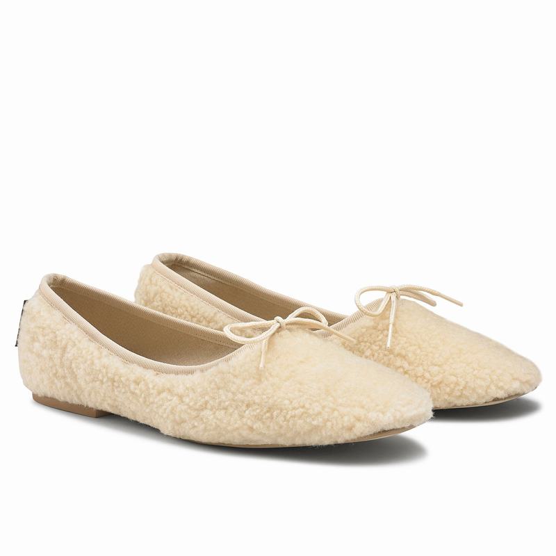 Russell And Bromley Cuddle Balletsko Dame Hvide Hvide | BVJ8897WV