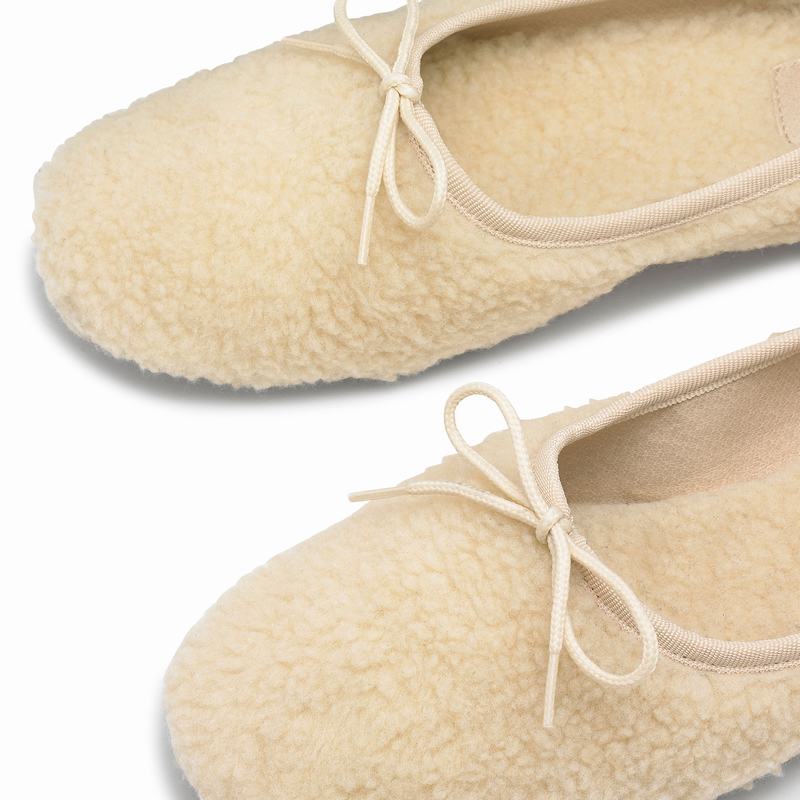 Russell And Bromley Cuddle Balletsko Dame Hvide Hvide | BVJ8897WV