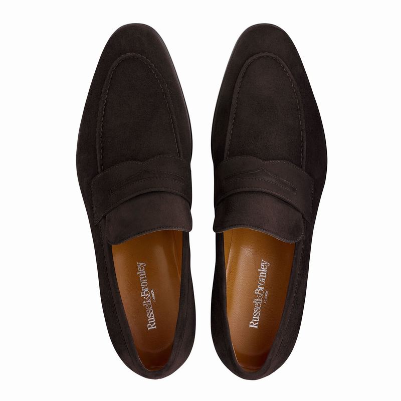 Russell And Bromley Denver Mokkasiner Herre Brune | EIJ9182NL