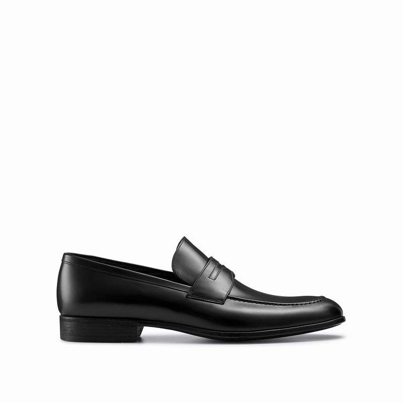 Russell And Bromley Denver Mokkasiner Herre Sort | GDZ2670NL