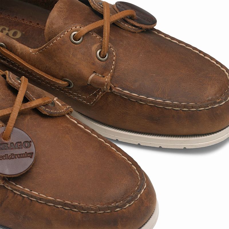 Russell And Bromley Docksides Sejlersko Herre Brune | QKW8367XE