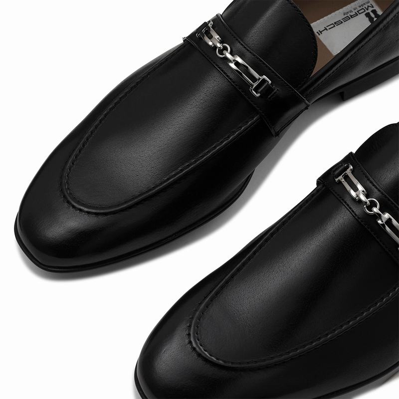 Russell And Bromley Duty Mokkasiner Herre Sort | DIP6869VB