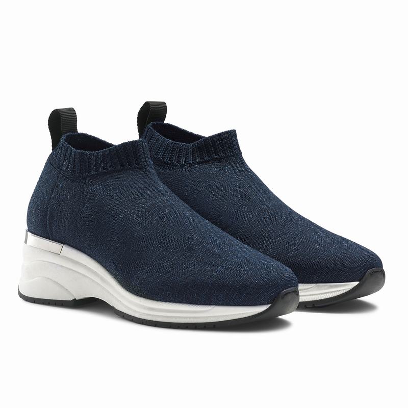 Russell And Bromley Fly By Slip On Sneakers Dame Blå | DIT2249SU