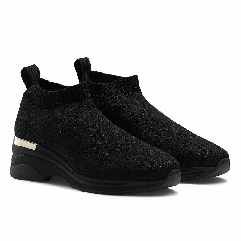 Russell And Bromley Fly By Slip On Sneakers Dame Sort | DXQ1670TT