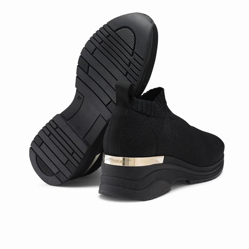 Russell And Bromley Fly By Slip On Sneakers Dame Sort | DXQ1670TT