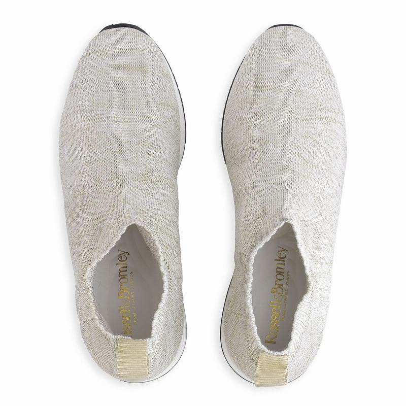 Russell And Bromley Fly By Slip On Sneakers Dame Metallic | DXW9923SC