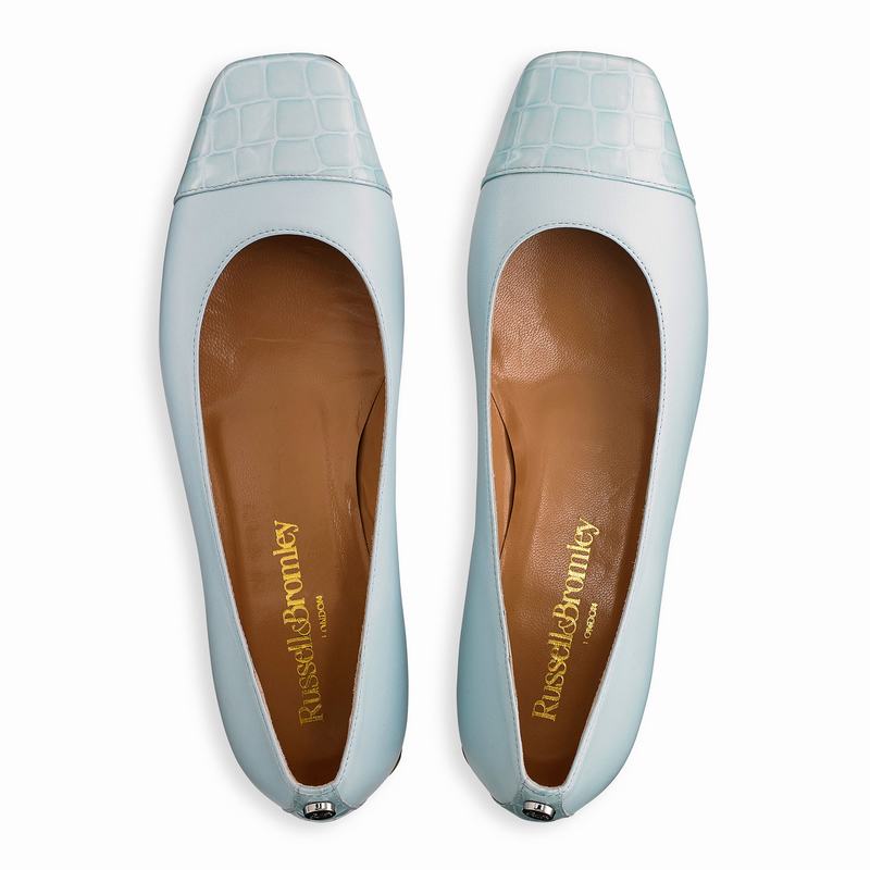 Russell And Bromley Fondant Balletsko Dame Blå | DSQ176WR