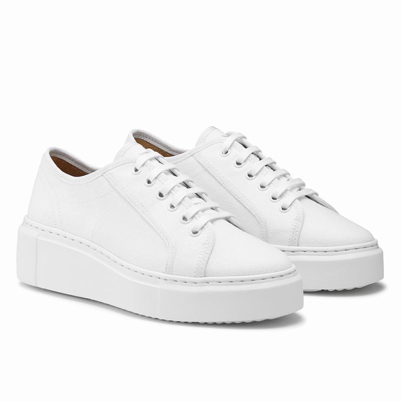 Russell And Bromley High Bar Platform Sneakers Dame Hvide | AMV951HY