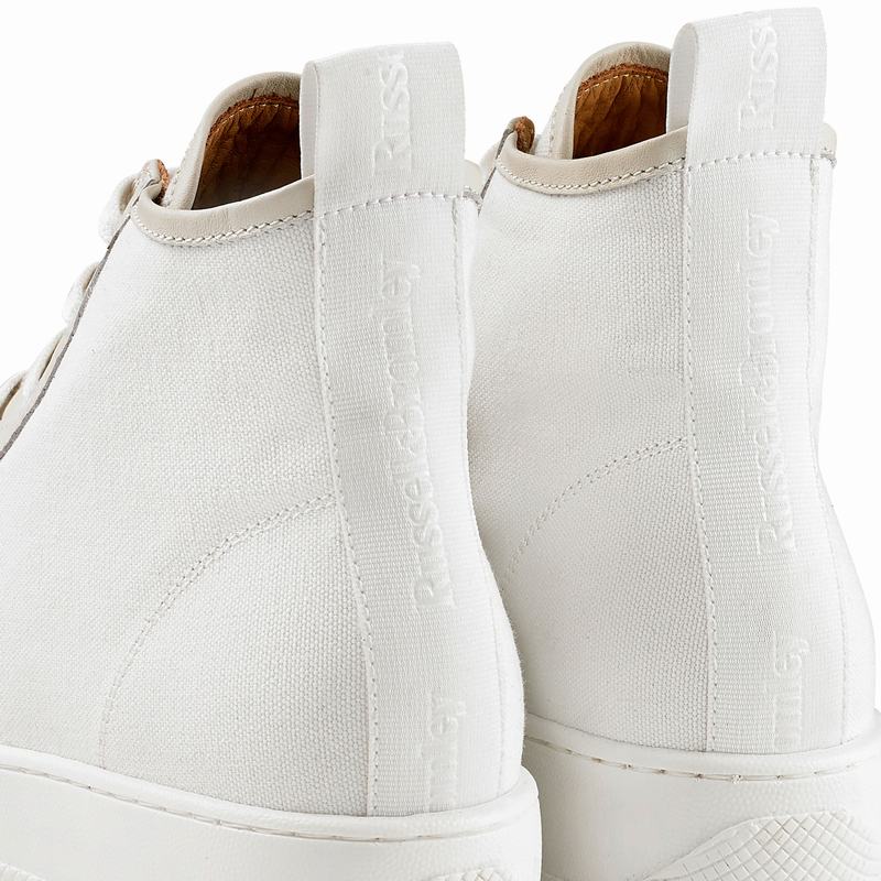 Russell And Bromley Homerun Høje Sneakers Dame Hvide | PLF8152LB