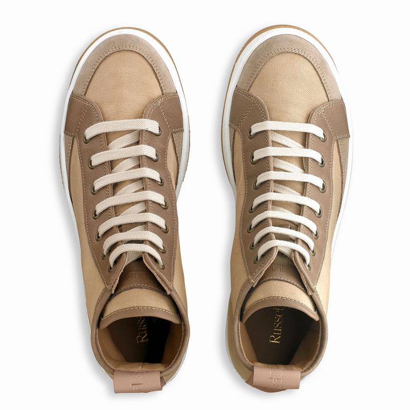 Russell And Bromley Homerun Høje Sneakers Dame Brune | WBM264IM