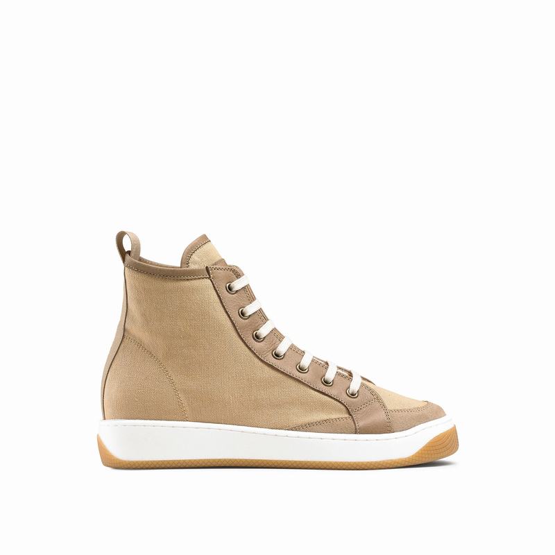 Russell And Bromley Homerun Høje Sneakers Dame Brune | WBM264IM