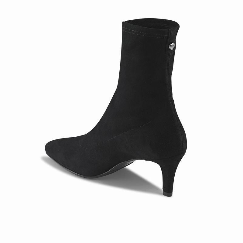 Russell And Bromley Hot Sox Ankelstøvler Dame Sort | ZKN3297XT