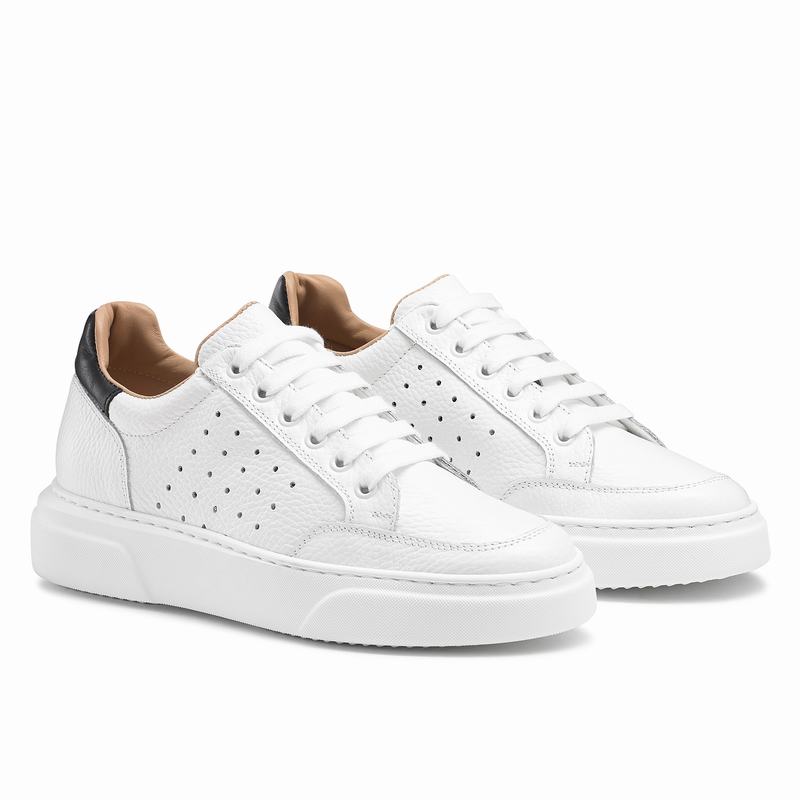 Russell And Bromley Jaimie Lave Sneakers Dame Hvide | HUD2433KF