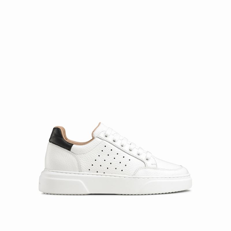 Russell And Bromley Jaimie Lave Sneakers Dame Hvide | HUD2433KF