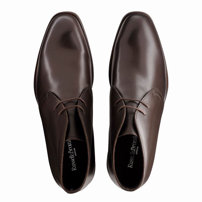 Russell And Bromley Jermyn Ørkenstøvler Herre Brune | IAH4045JA