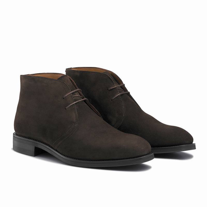 Russell And Bromley Jermyn Ørkenstøvler Herre Brune | LGU3013QC