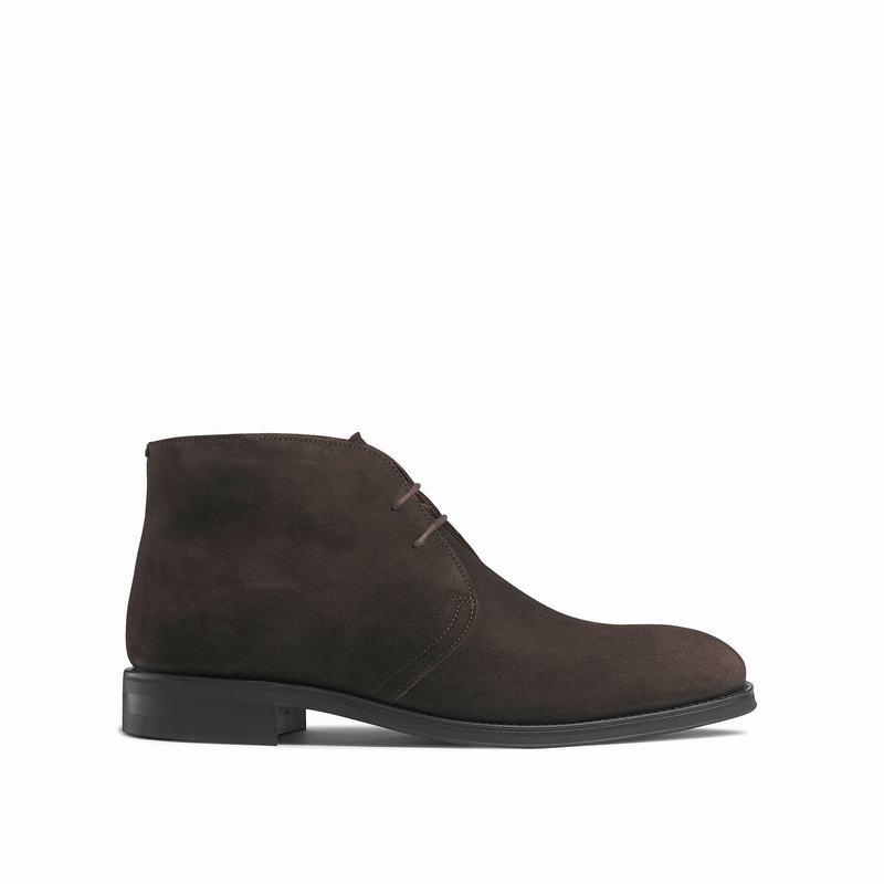 Russell And Bromley Jermyn Ørkenstøvler Herre Brune | LGU3013QC