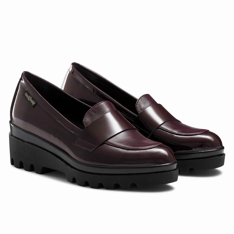 Russell And Bromley Limbo Mokkasiner Dame Rød | SVD6147JZ