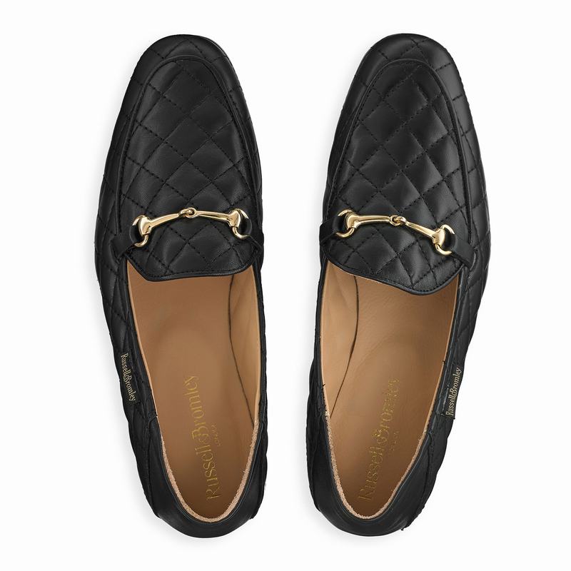 Russell And Bromley Loafer Mokkasiner Dame Sort | FDT1246MA