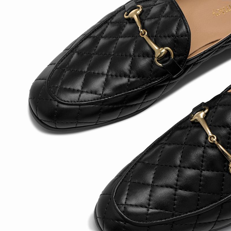 Russell And Bromley Loafer Mokkasiner Dame Sort | FDT1246MA