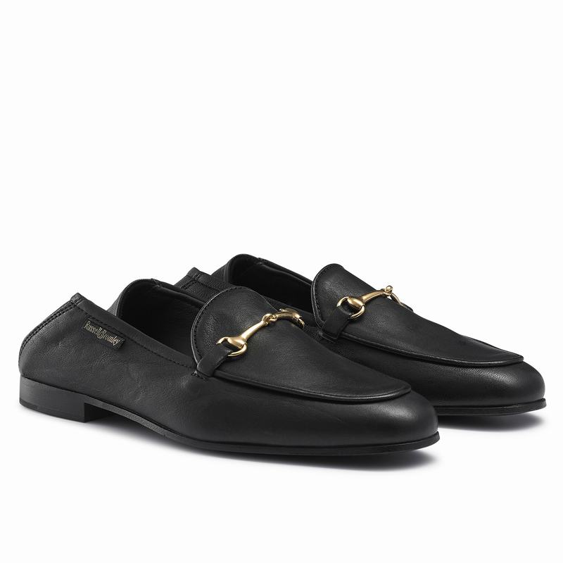 Russell And Bromley Loafer Mokkasiner Dame Sort | FFP2394WW