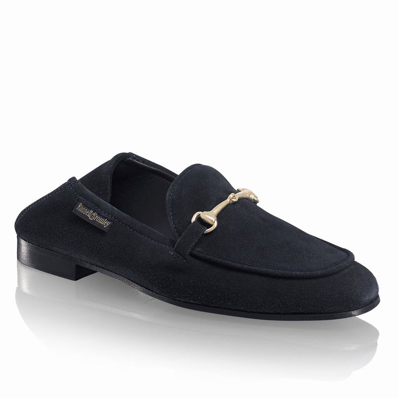 Russell And Bromley Loafer Mokkasiner Dame Mørkeblå | HHO6396FQ