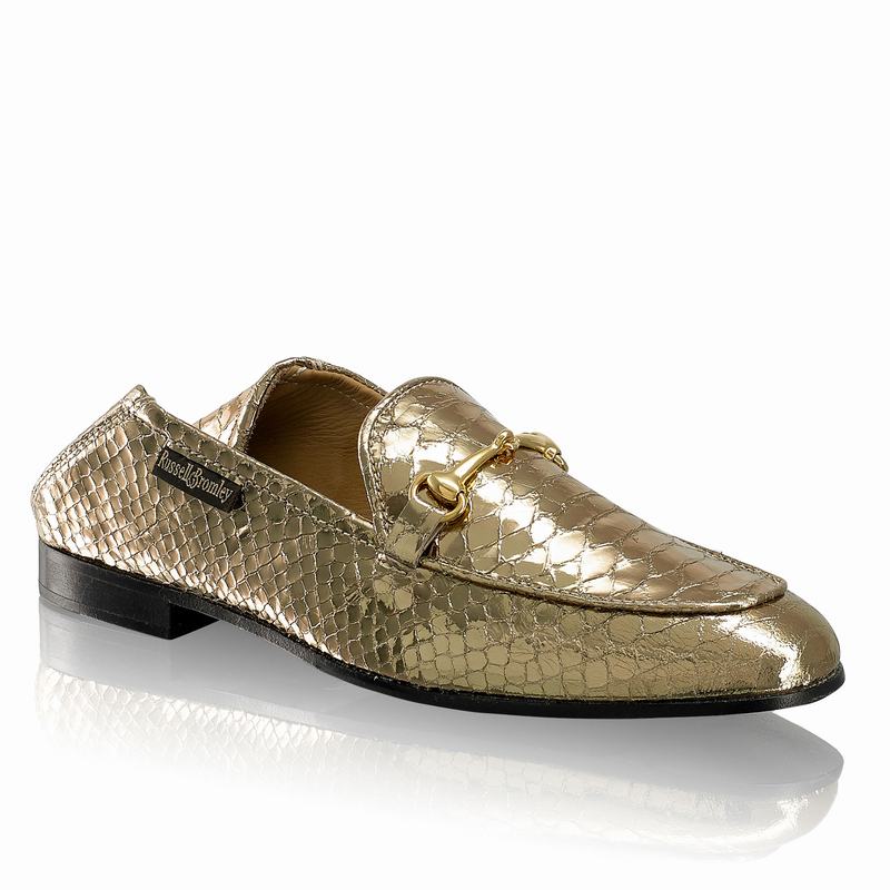 Russell And Bromley Loafer Mokkasiner Dame Metallic | ILG4311KK