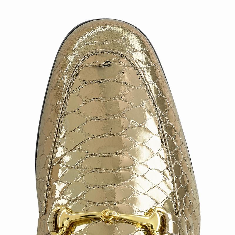 Russell And Bromley Loafer Mokkasiner Dame Metallic | ILG4311KK