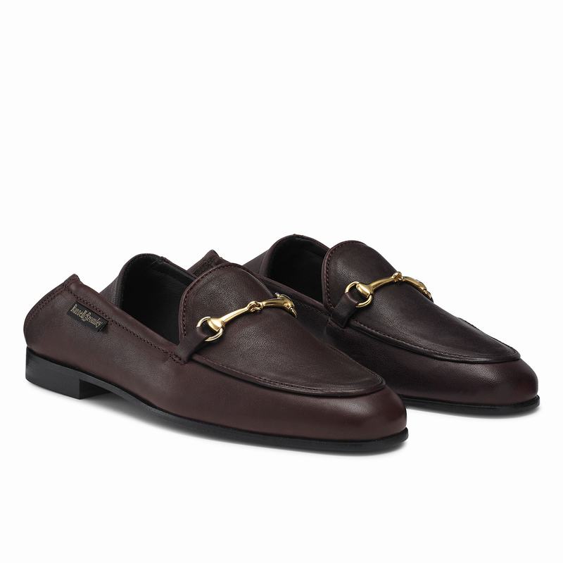 Russell And Bromley Loafer Mokkasiner Dame Rød | PQU7317OQ