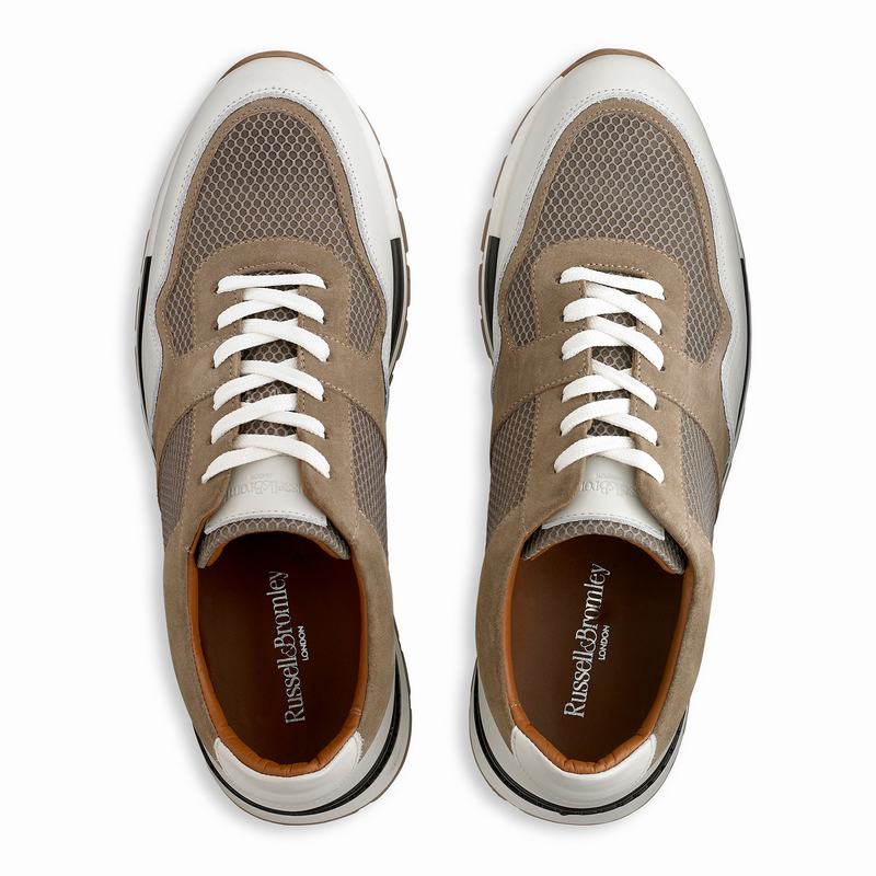 Russell And Bromley Lomond Lave Sneakers Herre Brune | ZDL7081JP