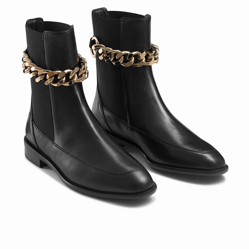 Russell And Bromley Lovechain Chelsea Støvler Dame Sort | HXL8940ZP