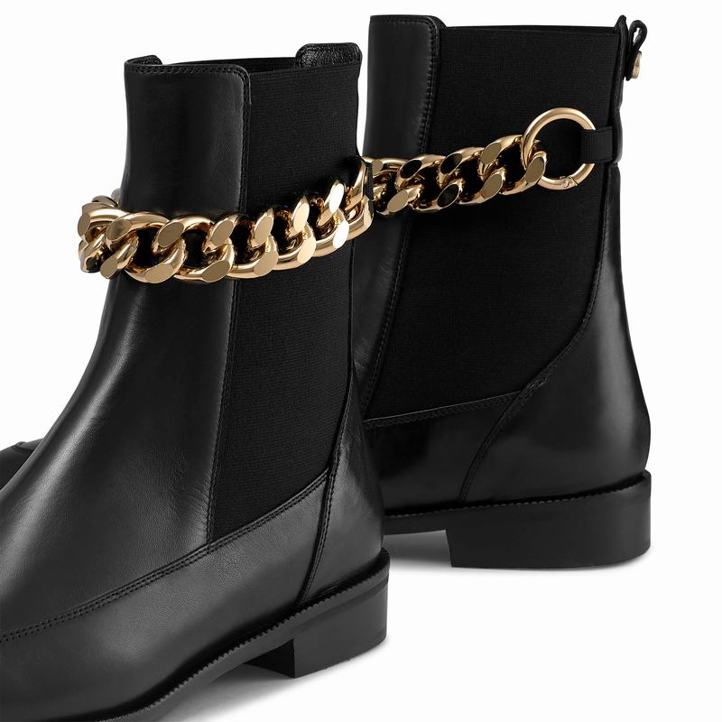 Russell And Bromley Lovechain Chelsea Støvler Dame Sort | HXL8940ZP