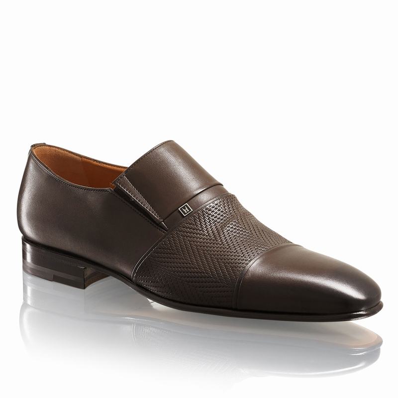 Russell And Bromley Lugano Mokkasiner Herre Brune | ZAE6714GX