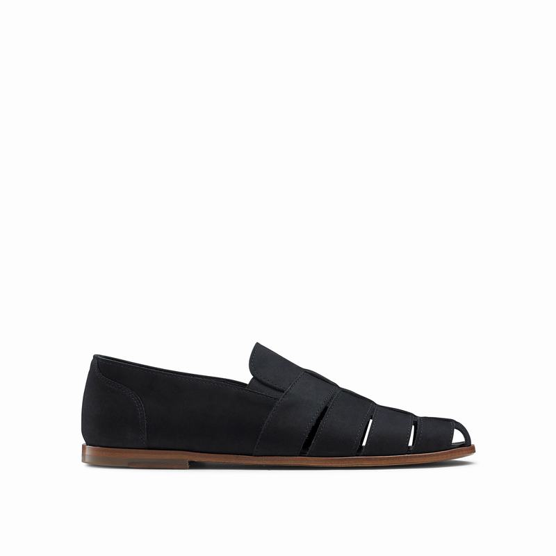 Russell And Bromley Mariner Slip On Sko Herre Blå | XWY3538AC