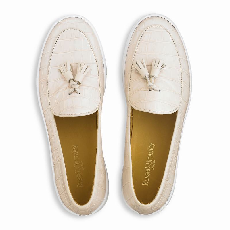 Russell And Bromley Moc Up Slip On Sneakers Dame Brune | VNU9244NS