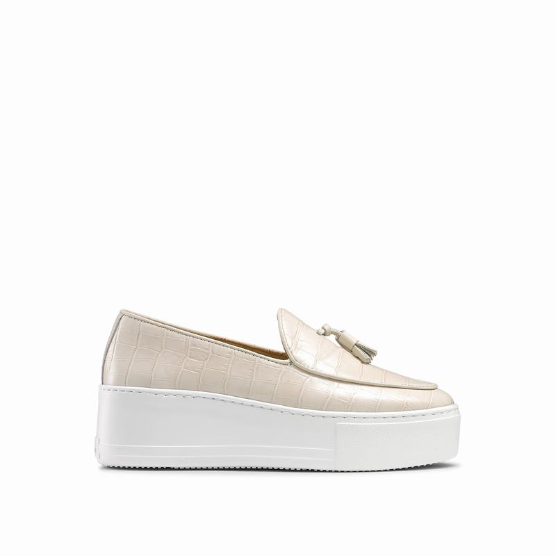 Russell And Bromley Moc Up Slip On Sneakers Dame Brune | VNU9244NS