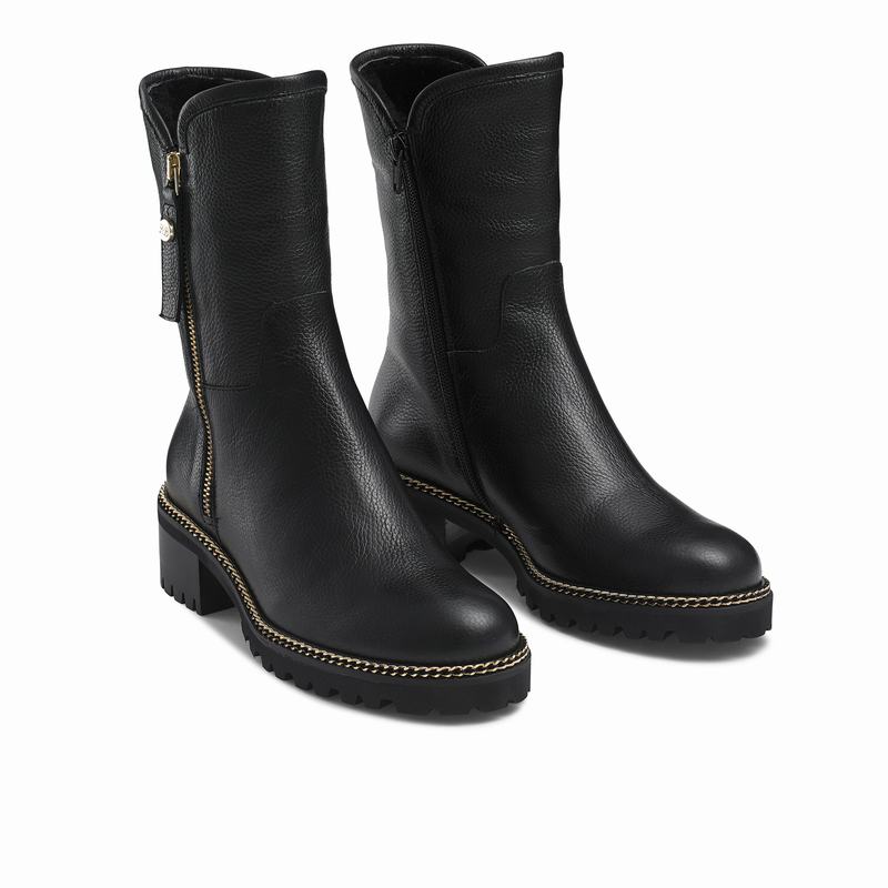 Russell And Bromley Montana Ankelstøvler Dame Sort | TCQ8489BF