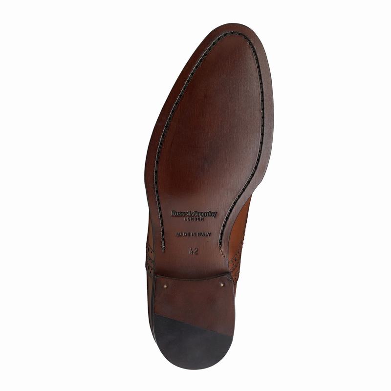 Russell And Bromley Oak Oxford Sko Herre Brune | EHK2797CN