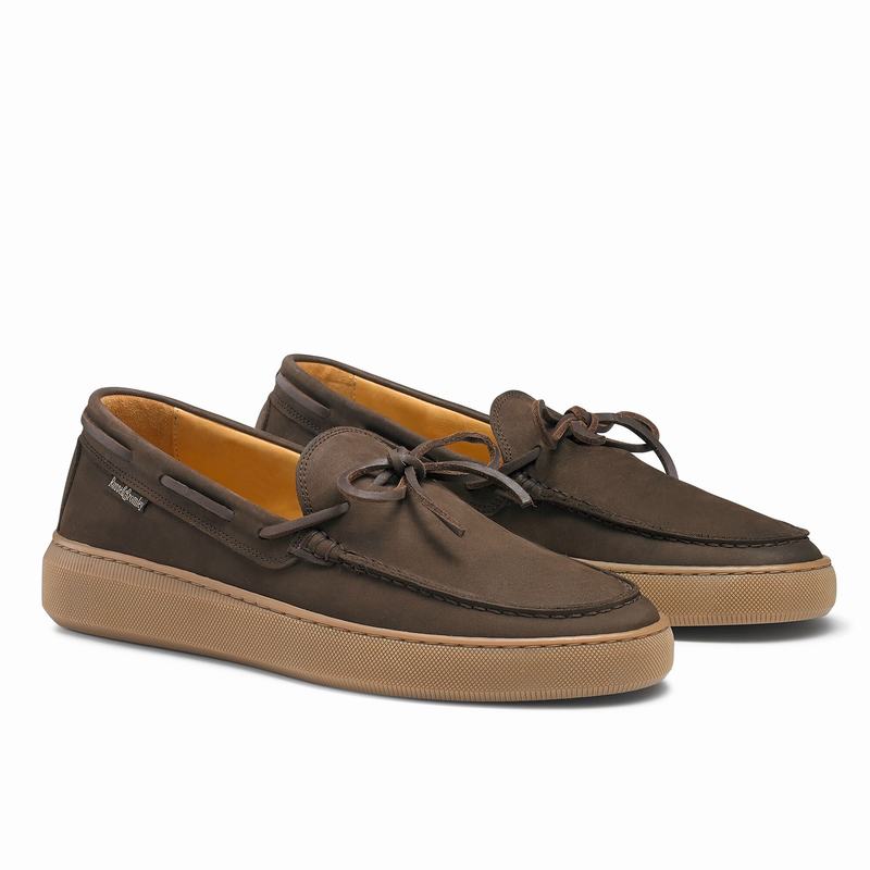 Russell And Bromley On Shore Slip On Sko Herre Brune | MJX1963CN