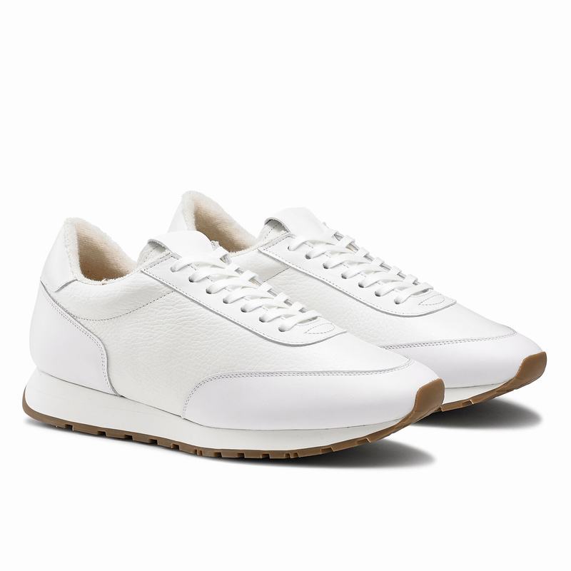 Russell And Bromley Out Run Lave Sneakers Herre Hvide | MFF7122GQ