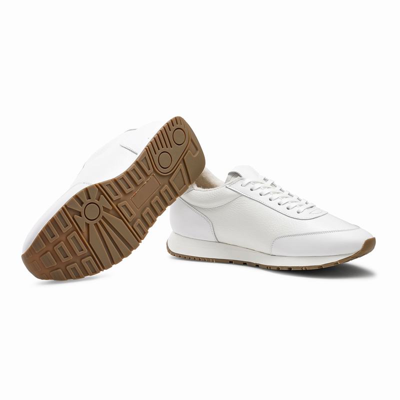 Russell And Bromley Out Run Lave Sneakers Herre Hvide | MFF7122GQ