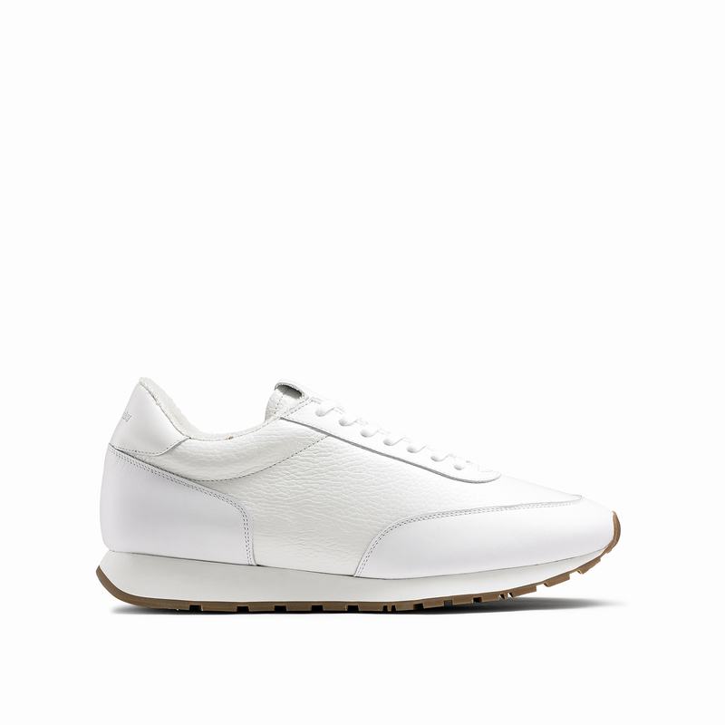 Russell And Bromley Out Run Lave Sneakers Herre Hvide | MFF7122GQ