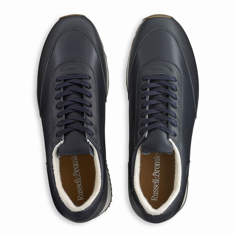 Russell And Bromley Out Run Lave Sneakers Herre Blå | XJK4282BI